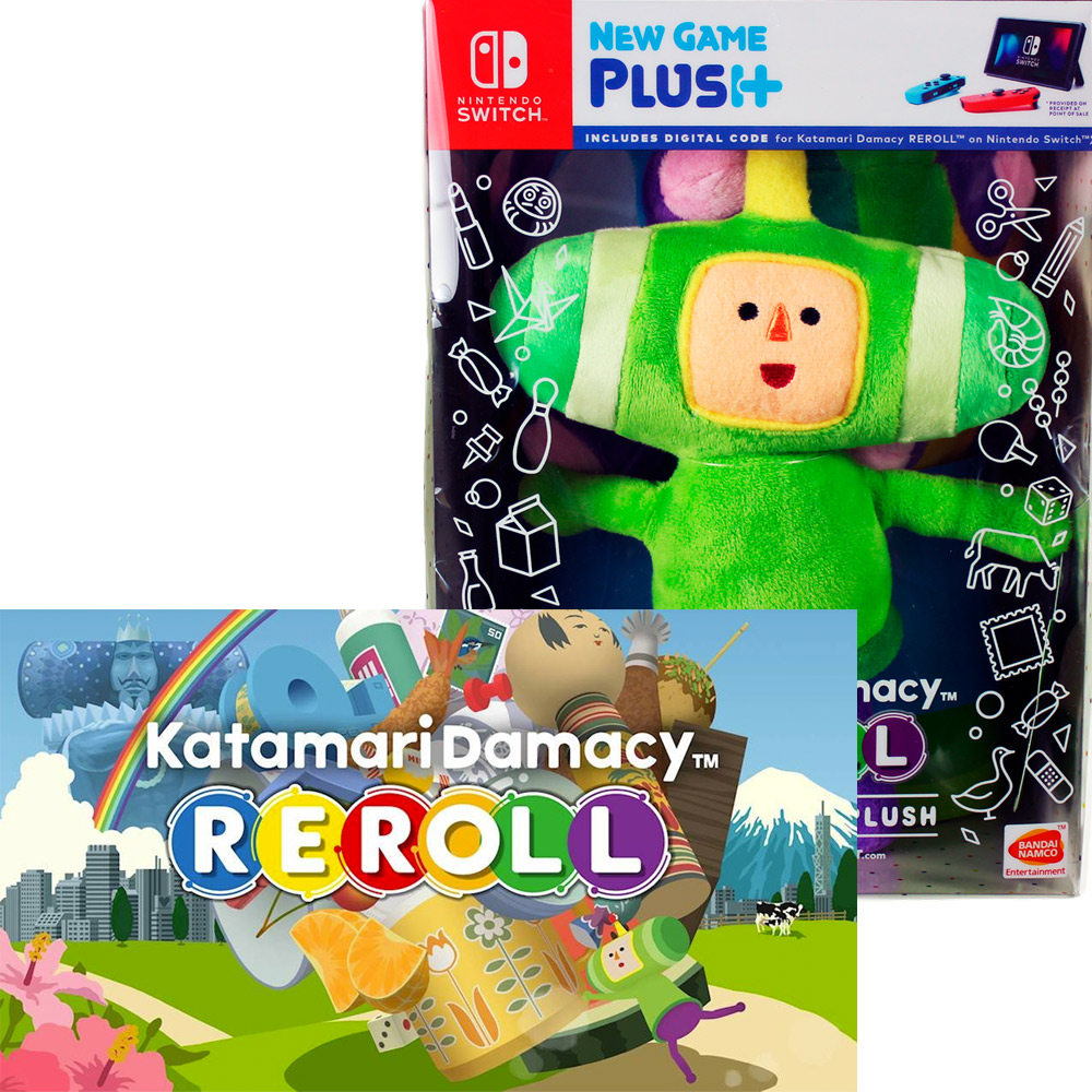 Nintendo - Katamari Damacy REROLL Game and Ball Plush Toy.