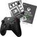 Front. Microsoft - Controller for Xbox Series X (Carbon Black) with Xbox Game Pass Ultimate (3 Months) & Xbox Series X Collectible Card.