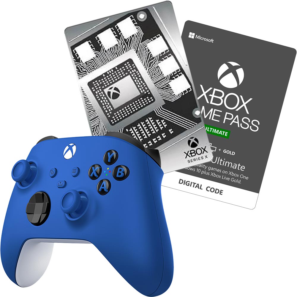 xbox one x controller blue