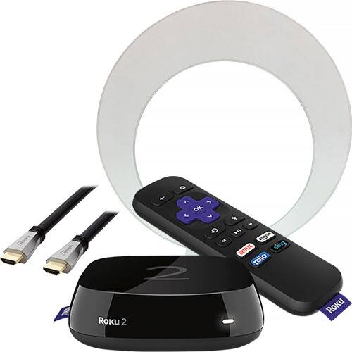 Best Buy Roku 2 Streaming Player, Antennas Direct ClearStream Eclipse