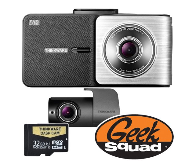 Thinkware X500 Dash Cam with Rear View Camera & Geek Squad® Installation