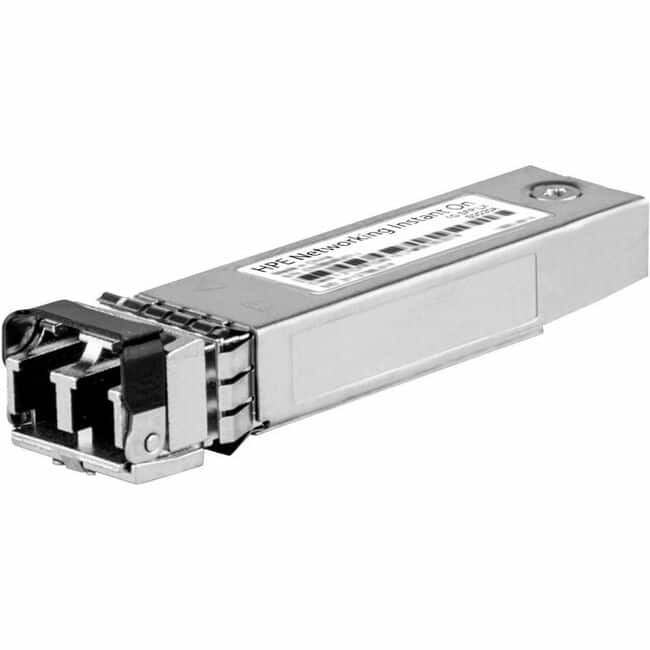 HP - HPE Instant On SFP (mini-GBIC) Module - For Data Networking, Optical Network - 1 x LC 1000Base-LX Network - Optical - White
