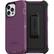 Angle. OtterBox - Defender Series Pro Hard Shell for Apple iPhone 13 Pro Max and iPhone 12 Pro Max - Happy Purple.