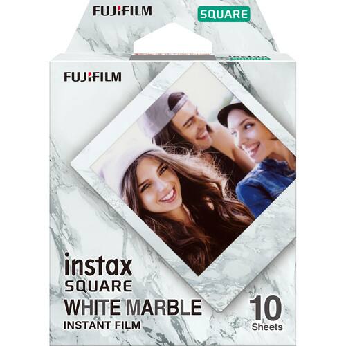 FUJIFILM SQUARE  
FUJIFILM instax SQUARE WHITE MARBLE INSTANT FILM 10 Sheets