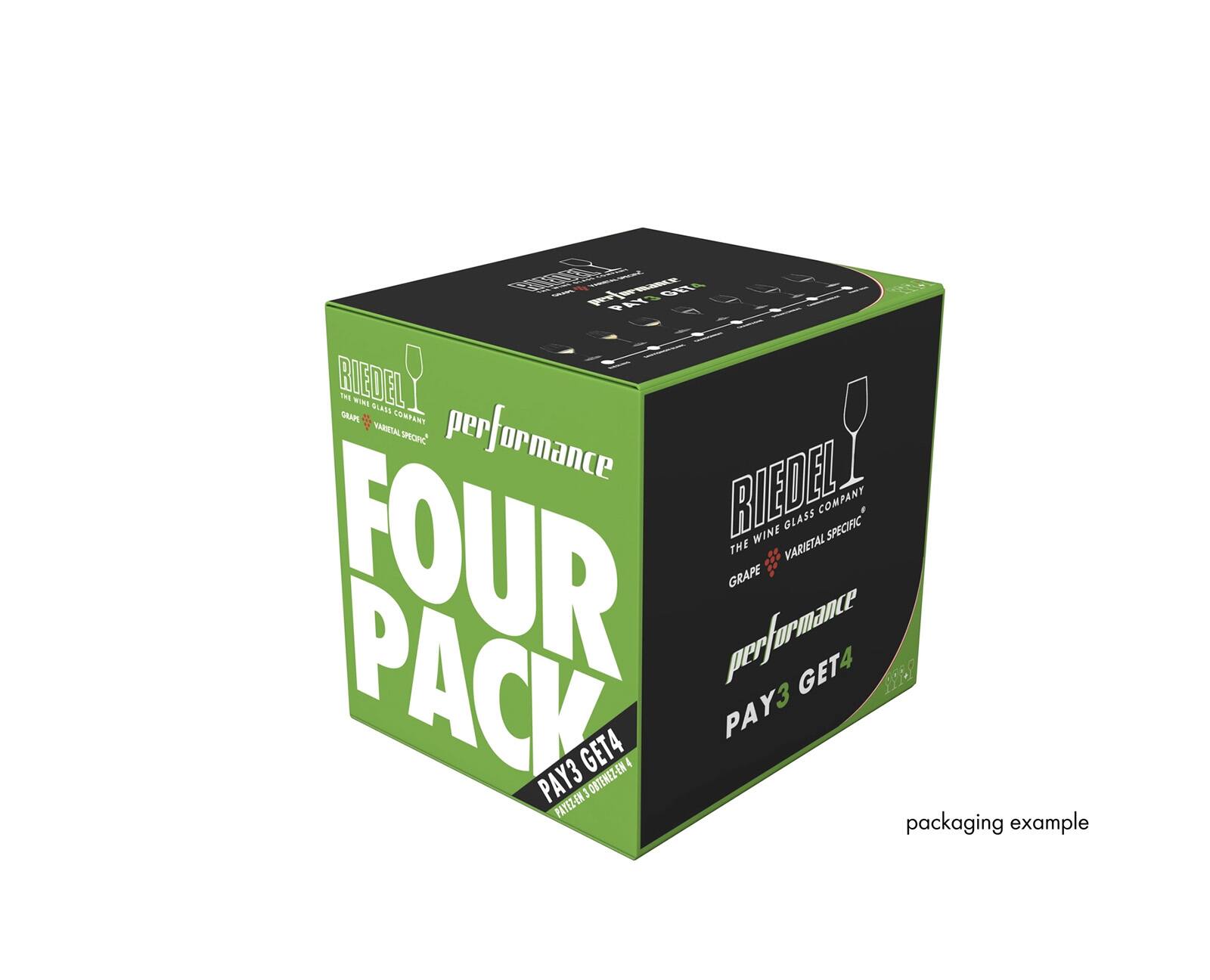 - MEE PE GEA RIEDEL 1 VIS SLMA 1 RAP COMFANT VARETAL  
performance RIEDEL COMPANY GLASS SPECIFIC WINE FOUR THE VARIETAL GRAPE PACK  
performance GET4 22 PAY3 GET4 & PAY3 PAYEZ-N J OBTENEZ-EN I OBTEMEZ-EN PAYEZ-EN  
packaging example