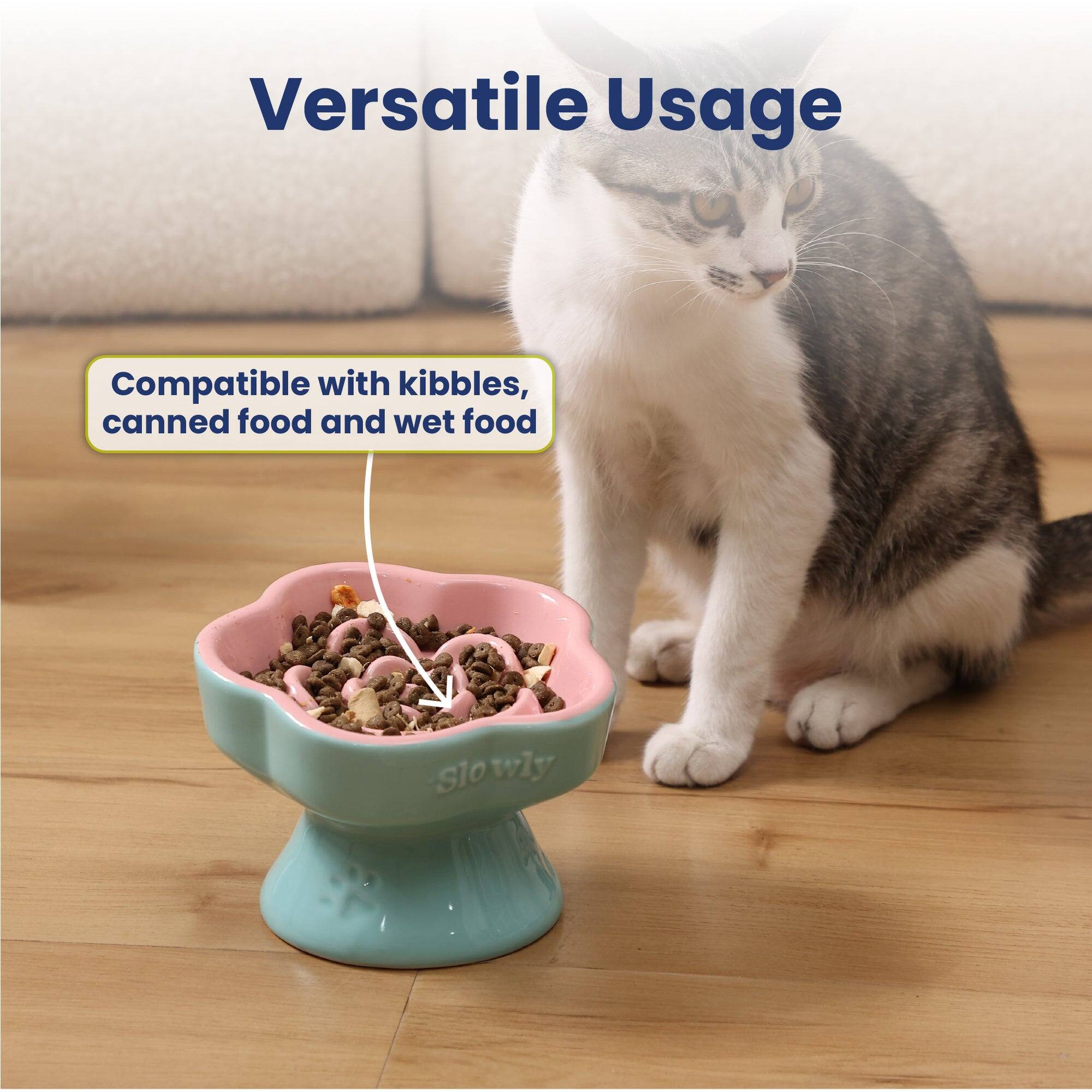Versatile Usage  
Compatible with kibbles, canned food and wet food