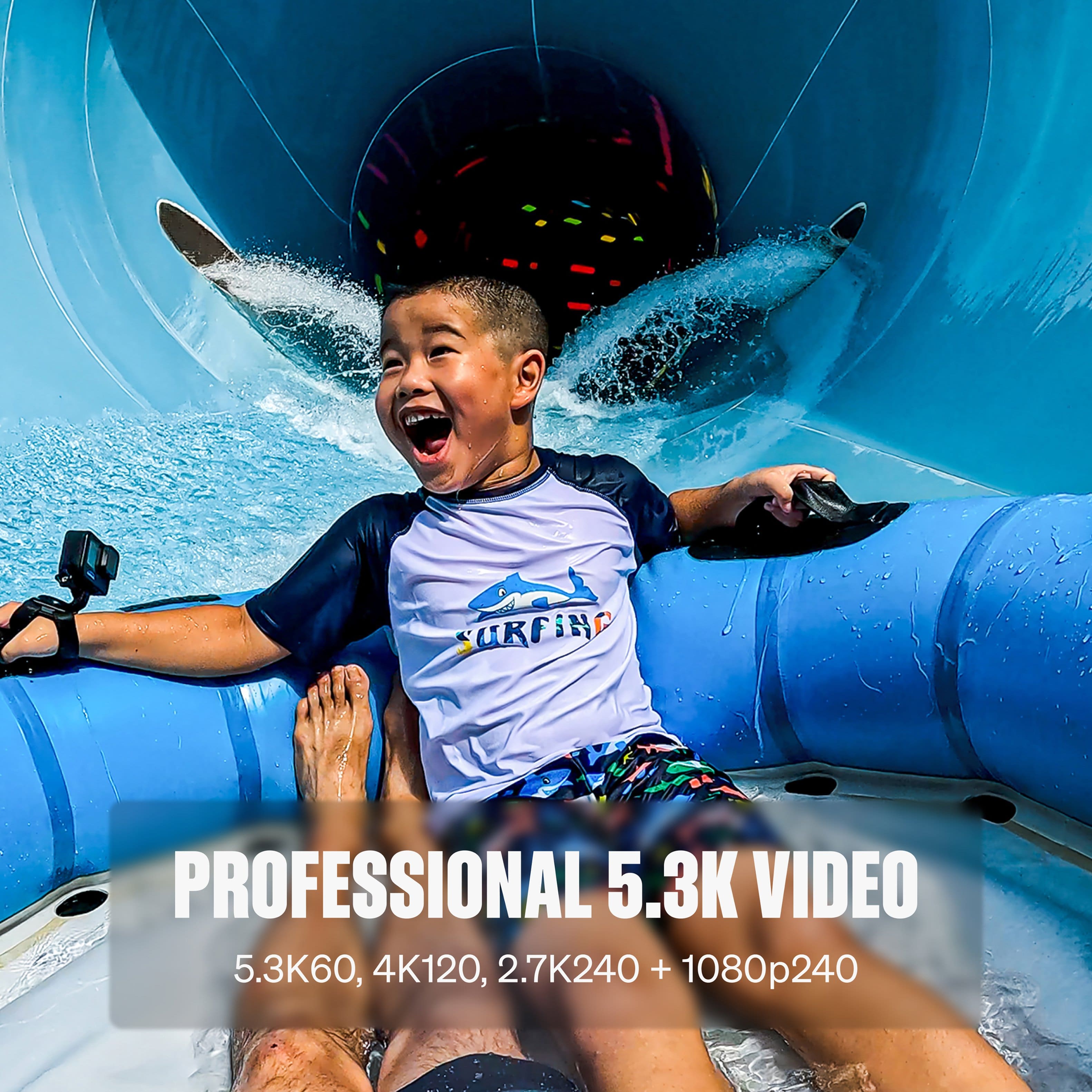 Professional 5.3K video: 5.3K60, 4K120, 2.7K240 + 1080p240