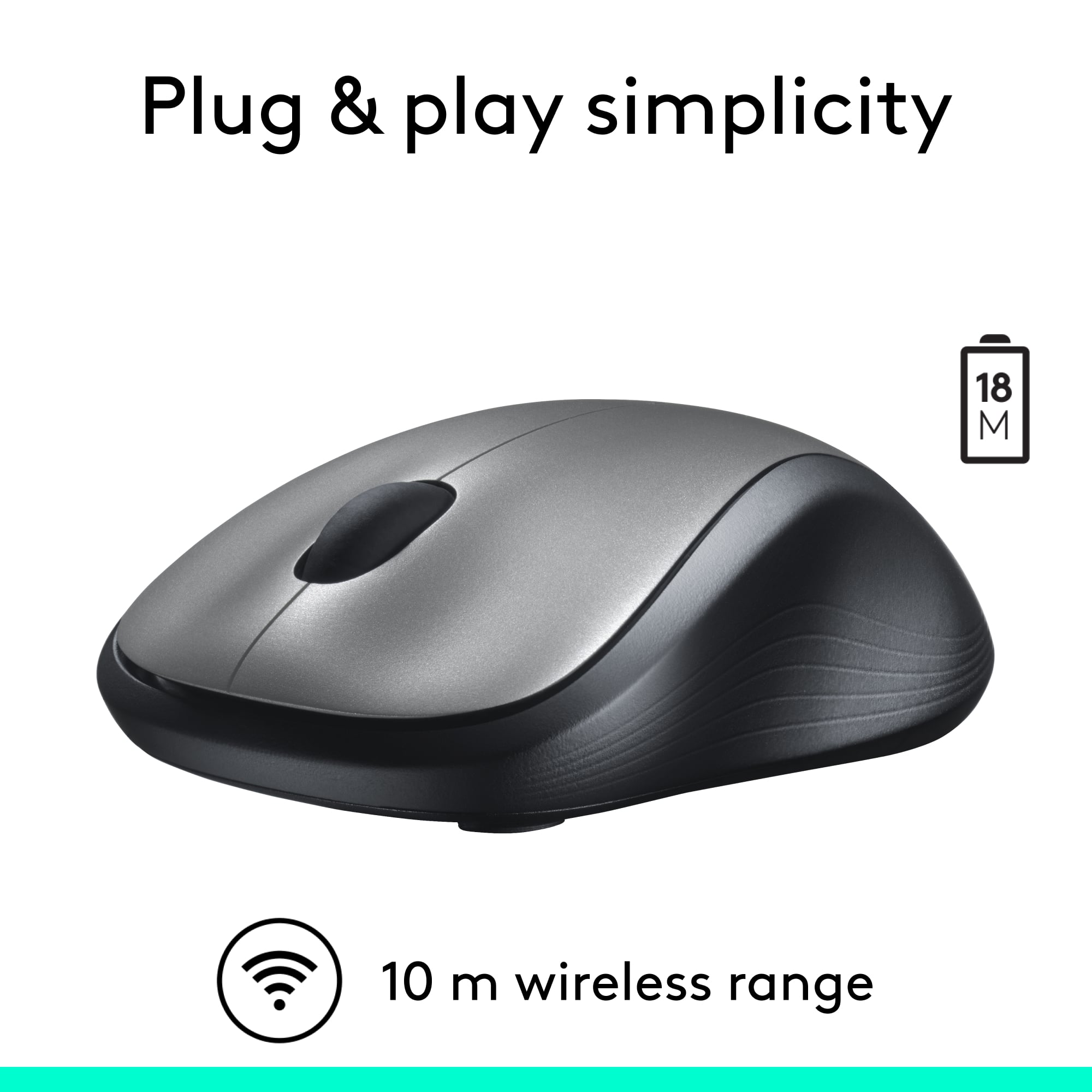 Plug & Play Simplicity: 10 m Wireless Range