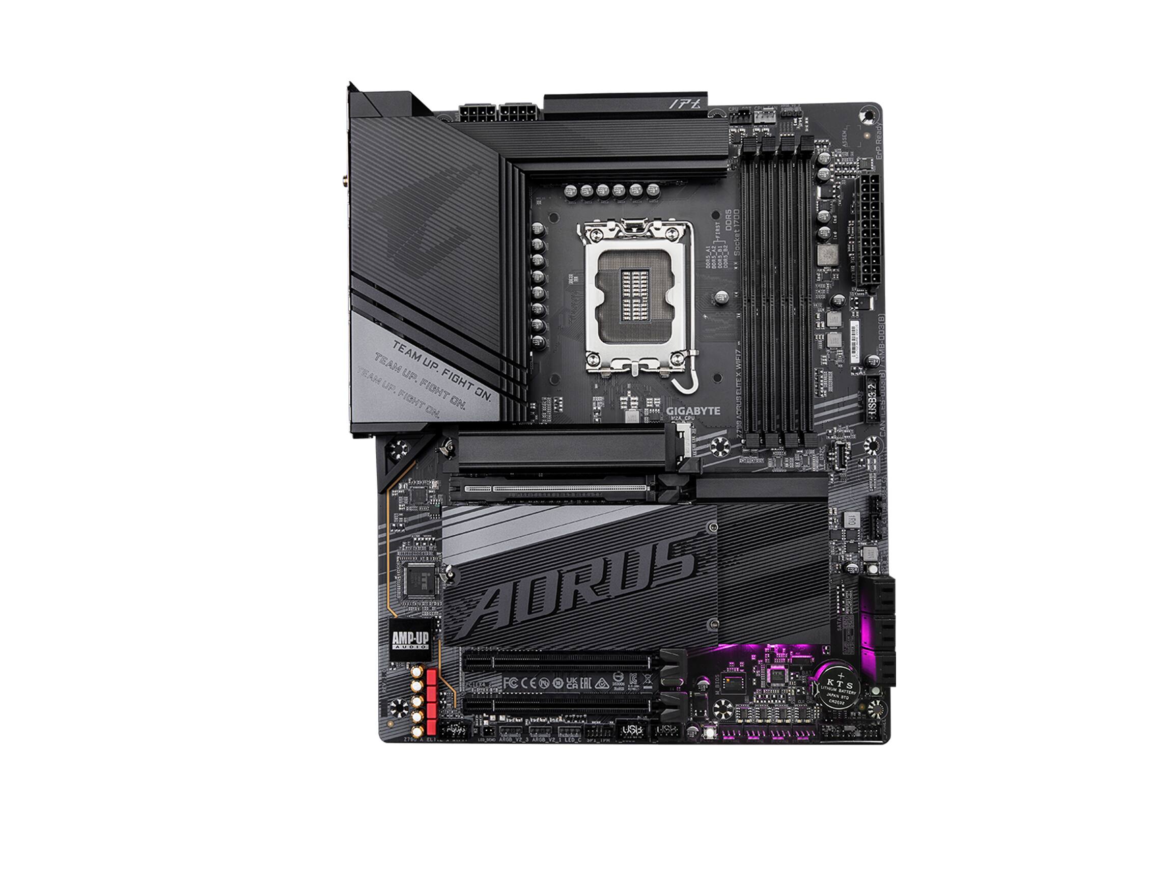 GIGABYTE - Z790 AORUS ELITE X WIFI7 (Socket LGA 1700) Intel Z790 ATX DDR5 Wi-Fi 7 Motherboard - Black