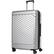 Front. Bugatti - Moscow 27" Expandable Spinner Suitcase - Silver.