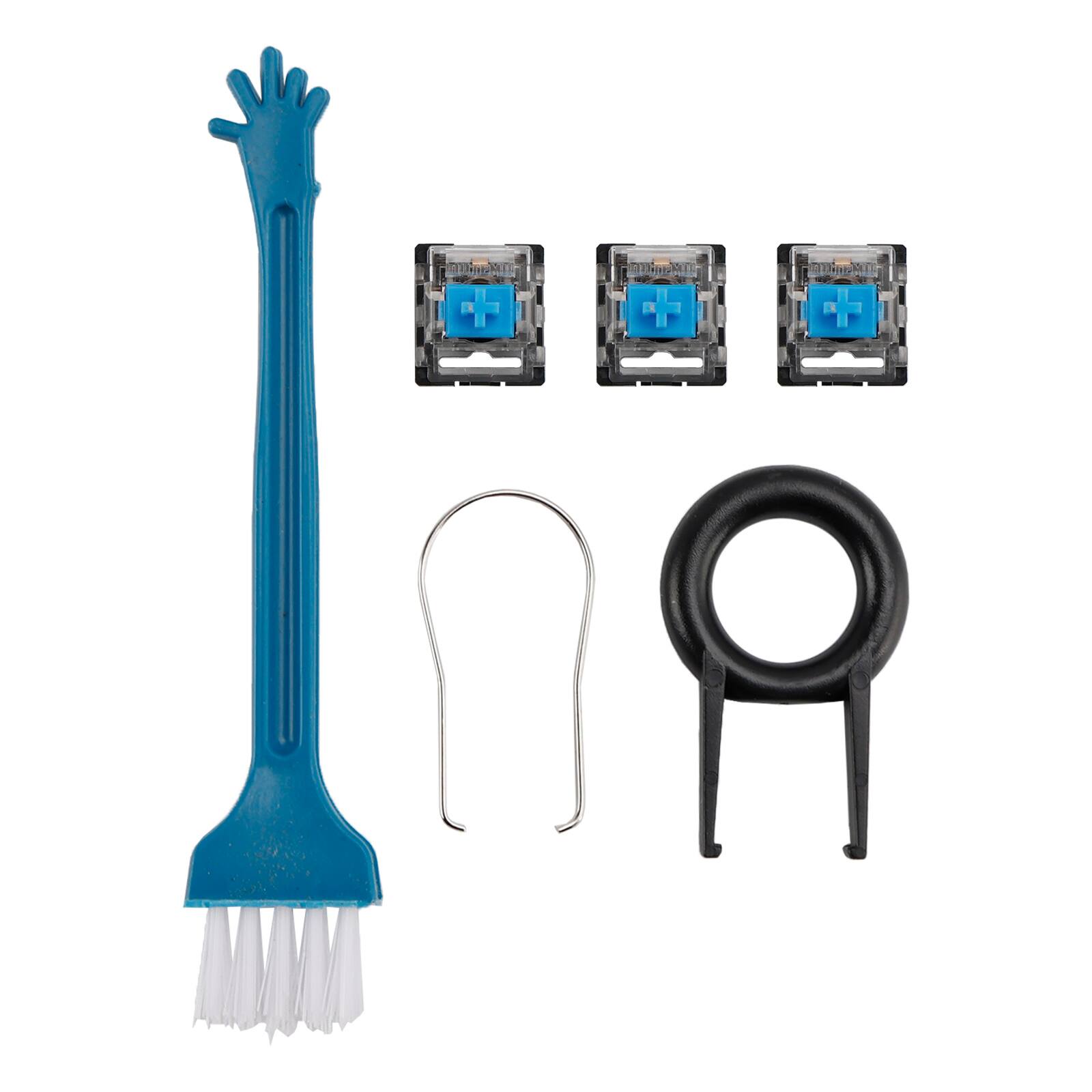 Alt View 10. Topteng - 104-Key Hot-Swappable Mechanical Keyboard - Linear Switches, Customizable RGB Backlit, PBT Keycaps for Gaming - White.