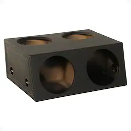 QPower - Q Power QBOMB124T Quad 12 Inch Sealed Subwoofer Box with Spray-On Bedliner - BED LINER BLACK