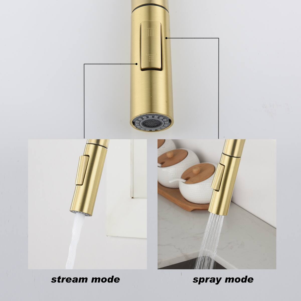 stream mode  
spray mode