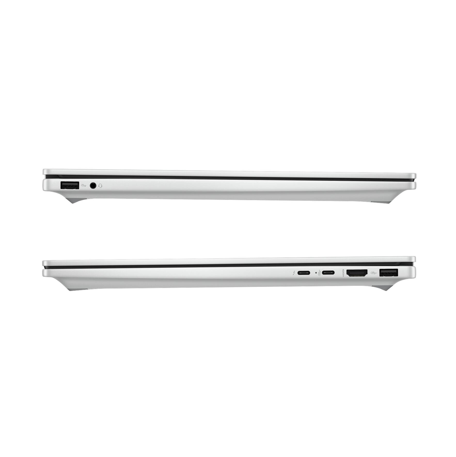 Alt View 5. HP - OmniBook 7 Laptop 16.0 2048x1280 Display (Core 9 270H, 32GB, 2TB SSD, Intel Graphics, Win 11 Pro) w/17in Backpack - Glacier Silver.
