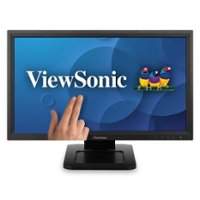 ViewSonic - TD2211 22" LCD FHD Touch-Screen Monitor (VGA, HDMI, DVI, USB) - Black - Front_Zoom