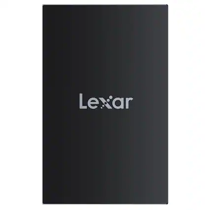 Front. Lexar - ARMOR 700 USB 3.2 Portable SSD 2TB - Black.