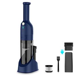 Ecooso - Cordless Handheld Vacuum Cleaner, 10KPa Powerful Suction, 30min Runtime, HEPA Filter for Deep Cleaning - Blue