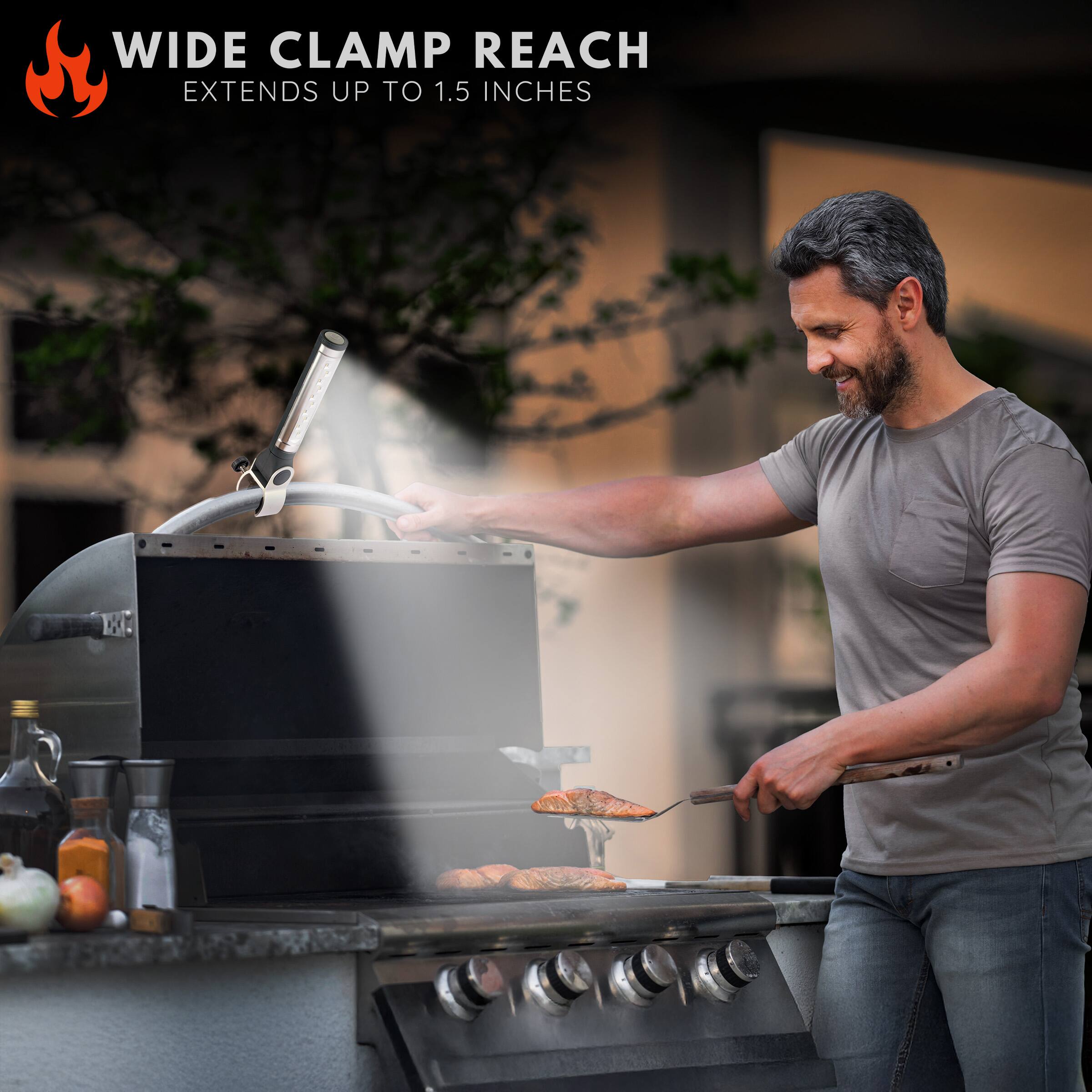 WIDE CLAMP REACH  
EXTENDS UP TO 1.5 INCHES