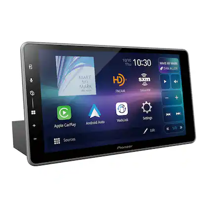 10/10 Thu 10:30
MAKE MY MARK
DAN ALLEN
HD FM/AM
SiriusXM
Apple CarPlay
Android Auto
WebLink
Settings
Edit
Sources
Pioneer