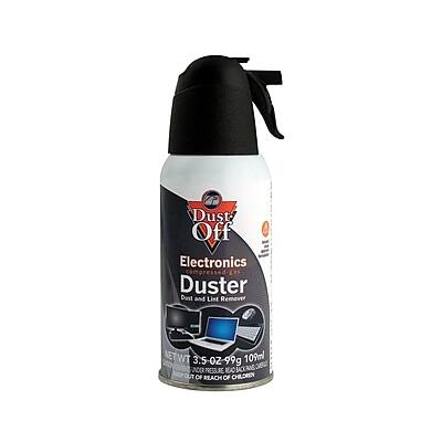 Dust Off Electronics Duster  
Dust and Lint Remover  
NET WT 3.5 oz (99g) 109ml  
PRESSURE GAGE  
OUT OF REACH OF CHILDREN