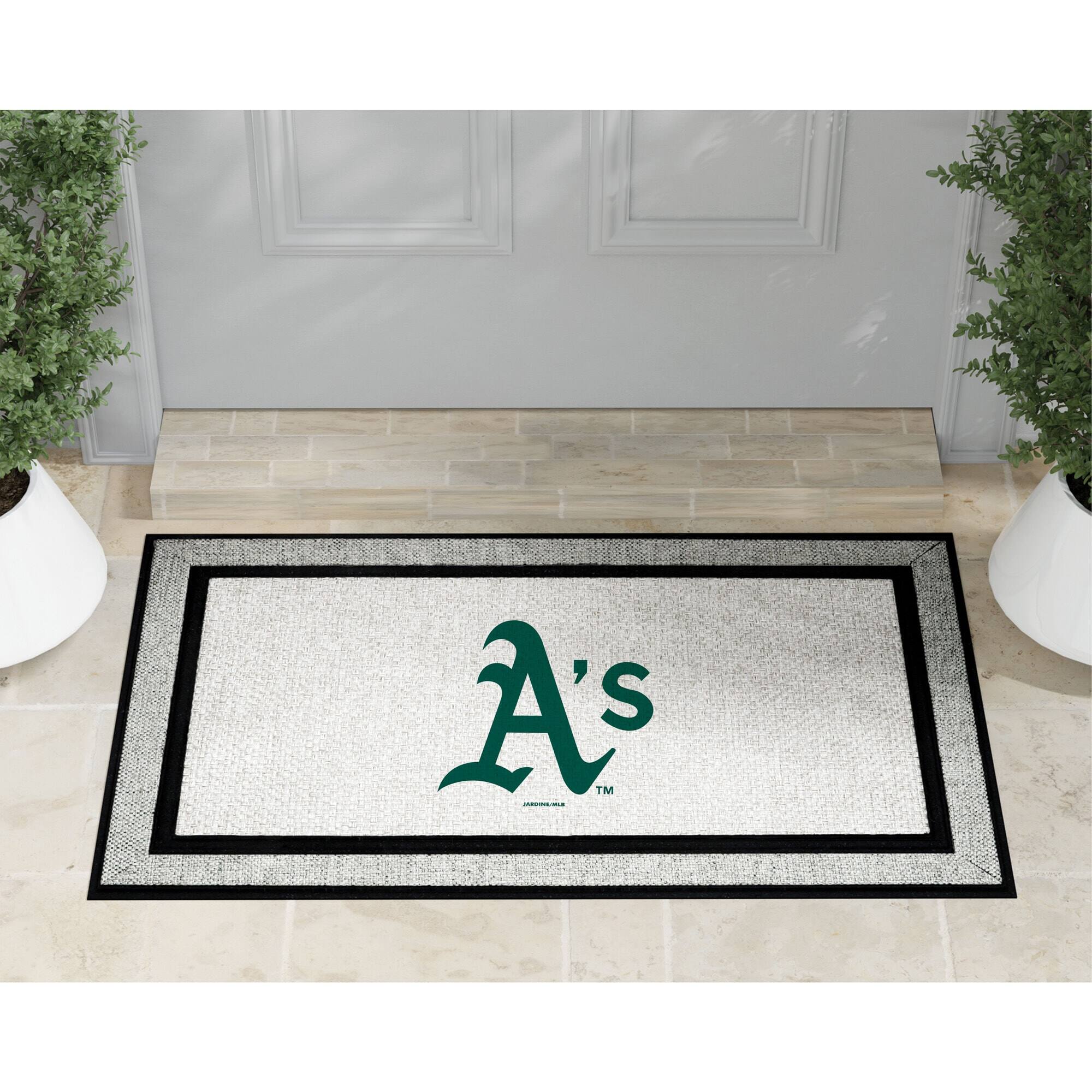 Alt View 1. Jardine - Athletics 18" x 30" Indoor/Outdoor Logo Doormat - Multicolor.
