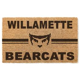 Jardine - Willamette Bearcats 18" x 30" Team Logo Doormat - Brown