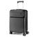 Angle. Sugift - Modern 20″ Carry On Luggage with Front Pocket, TSA Lock, Spinner Wheels, and Organized Interior - Grey.