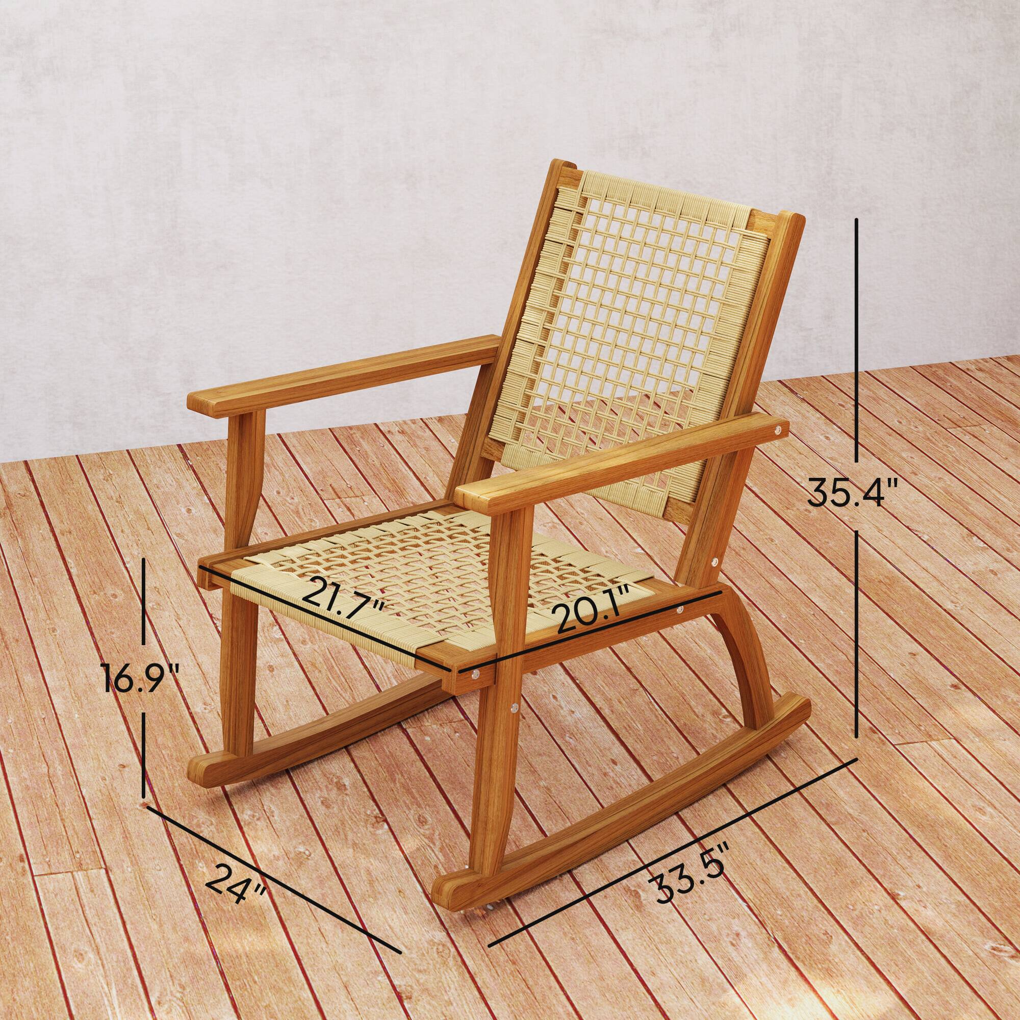 Height: 35.4"
Width: 33.5"
Depth: 24"
Seat height: 16.9"
Back height: 21.7"
Seat width: 20.1"