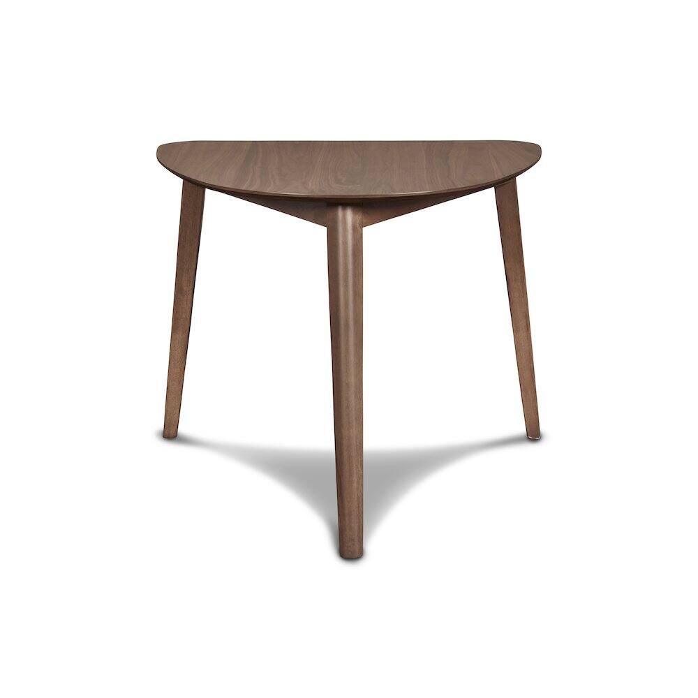 Alt View 10. New Classic Furniture - Oscar 3-Piece Wood Corner Table Set in Walnut/Dark Gray - Walnut/Dark Gray.
