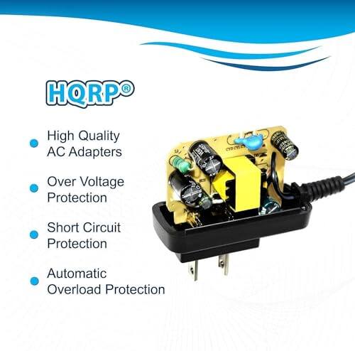 HQRP High Quality AC Adapters  
- Over Voltage Protection  
- Short Circuit Protection  
- Automatic Overload Protection