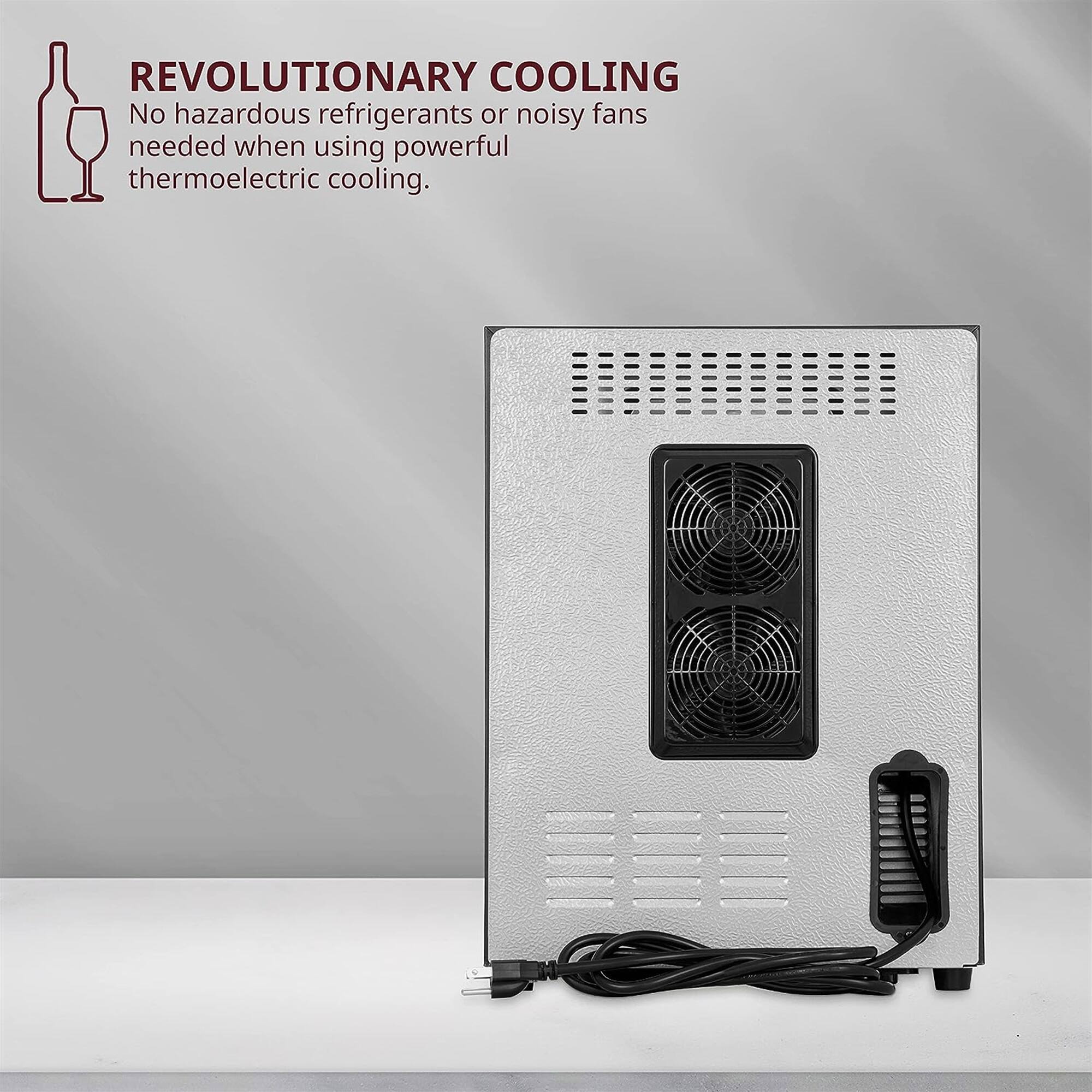 REVOLUTIONARY COOLING  
No hazardous refrigerants or noisy fans needed when using powerful thermoelectric cooling.