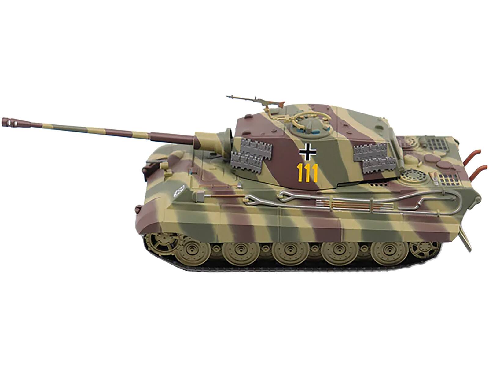 Angle. AFV's of WWII - German Sd. PzKpfw VI King Tiger Ausf. B Heavy Tank #111 "Schwere SS Panzer Abteilung 101 Belgium 1944" 1/43 - Multi.