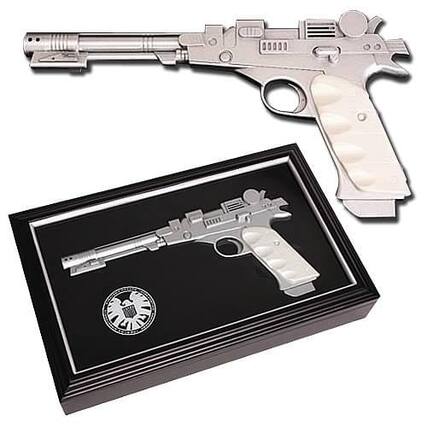 Front. Marvel - Marvel Nick Fury Electronic Needle Gun Prop Replica - Black.