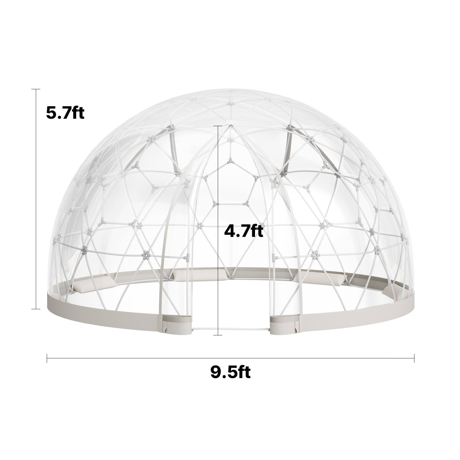 5.7ft  
4.7ft  
9.5ft