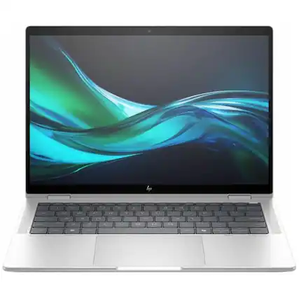 Front. HP - Elite x360 1040 G11 14" WUXGA Touch Intel Core Ultra 7 155H 1.4 GHz 16GB RAM 512GB SSD Intel Arc Windows 11 Pro Laptop - Silver.