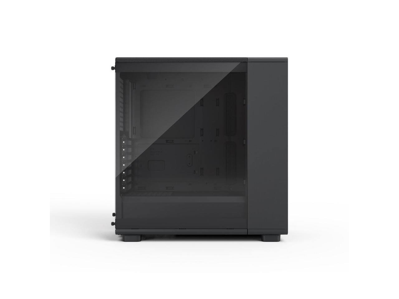 Alt View 4. Fractal Design - Fractal Design Epoch XL Black - Tempered Glass, Mesh Front, 3 Fans, Spacious ATX/mATX/ITX Case - Black.