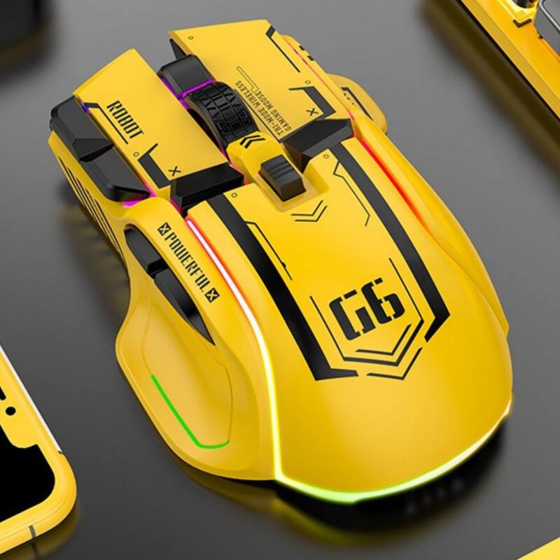 ROBOT x WIRELESS MOUSE 300N - GAMING THI X x POWERFUL III x lib