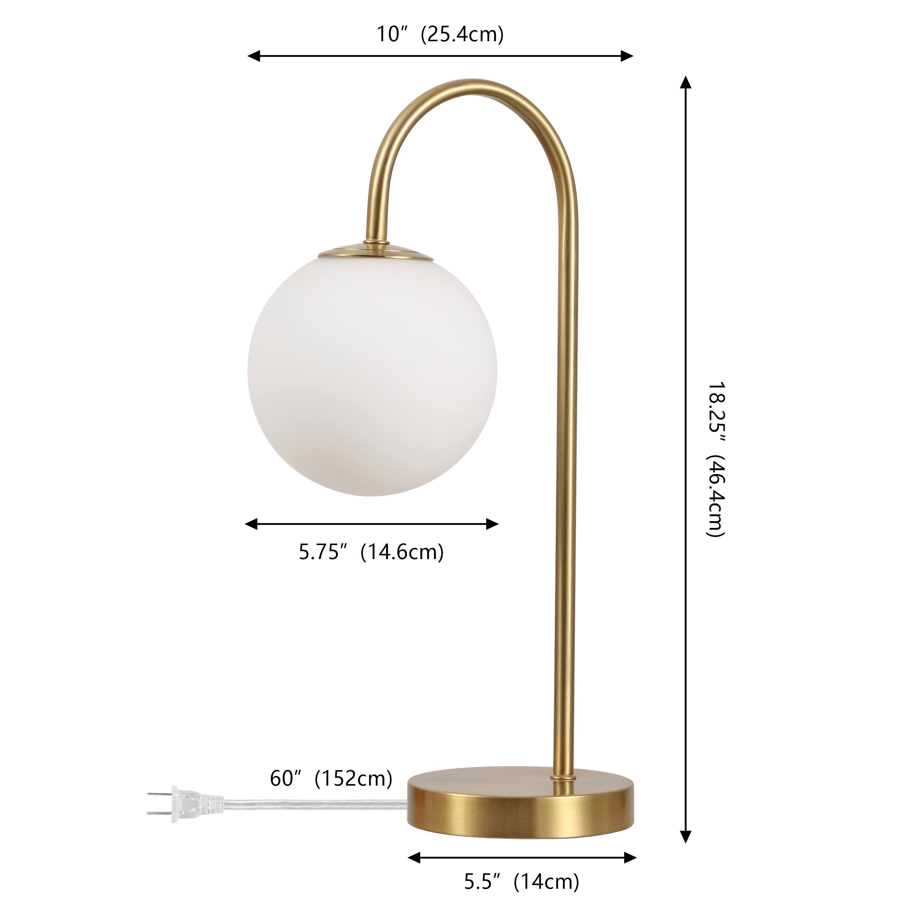 10" (25.4cm)  
5.75" (14.6cm)  
18.25" (46.4cm)  
60" (152cm)  
5.5" (14cm)