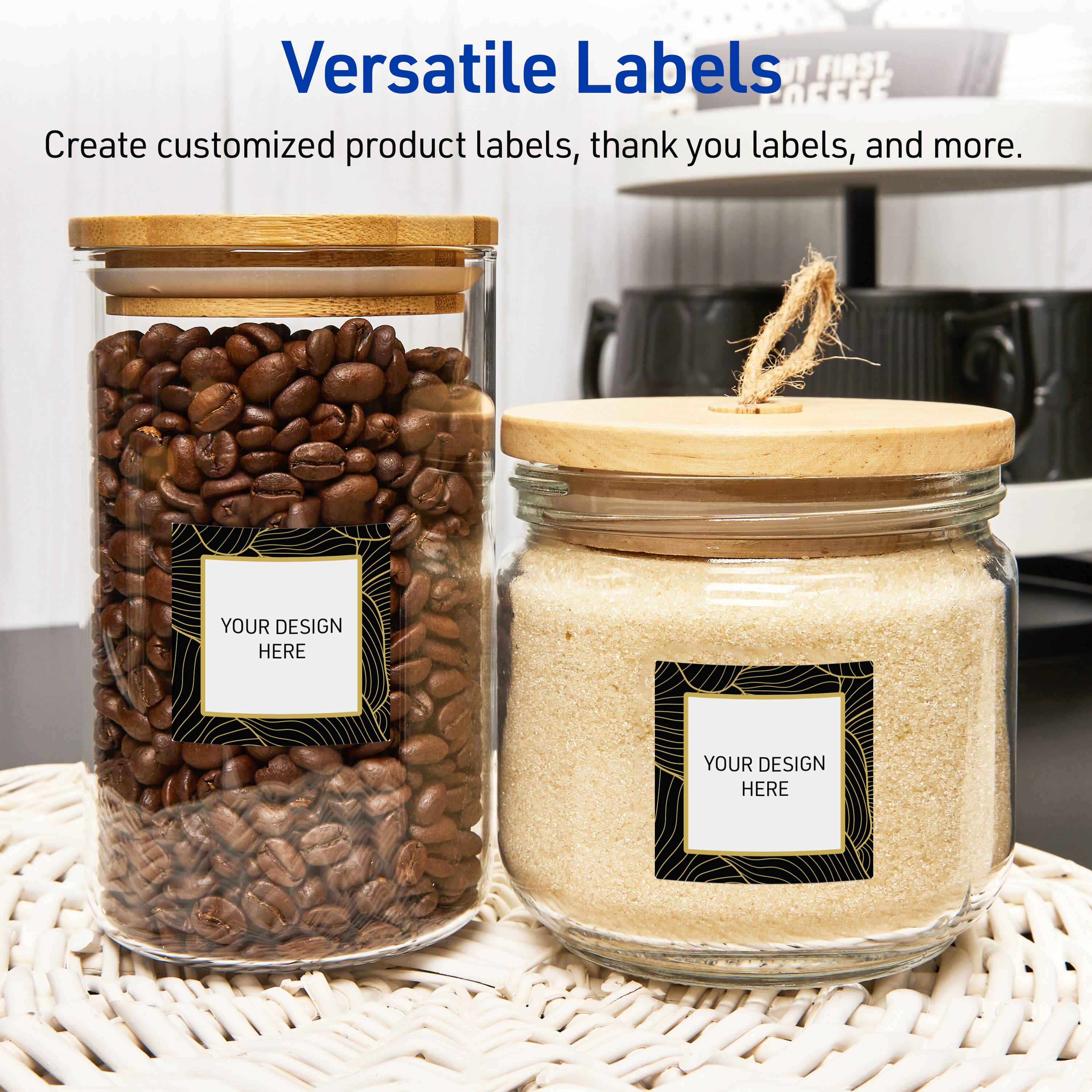 Versatile Labels

Create customized product labels, thank you labels, and more.

YOUR DESIGN HERE
YOUR DESIGN HERE