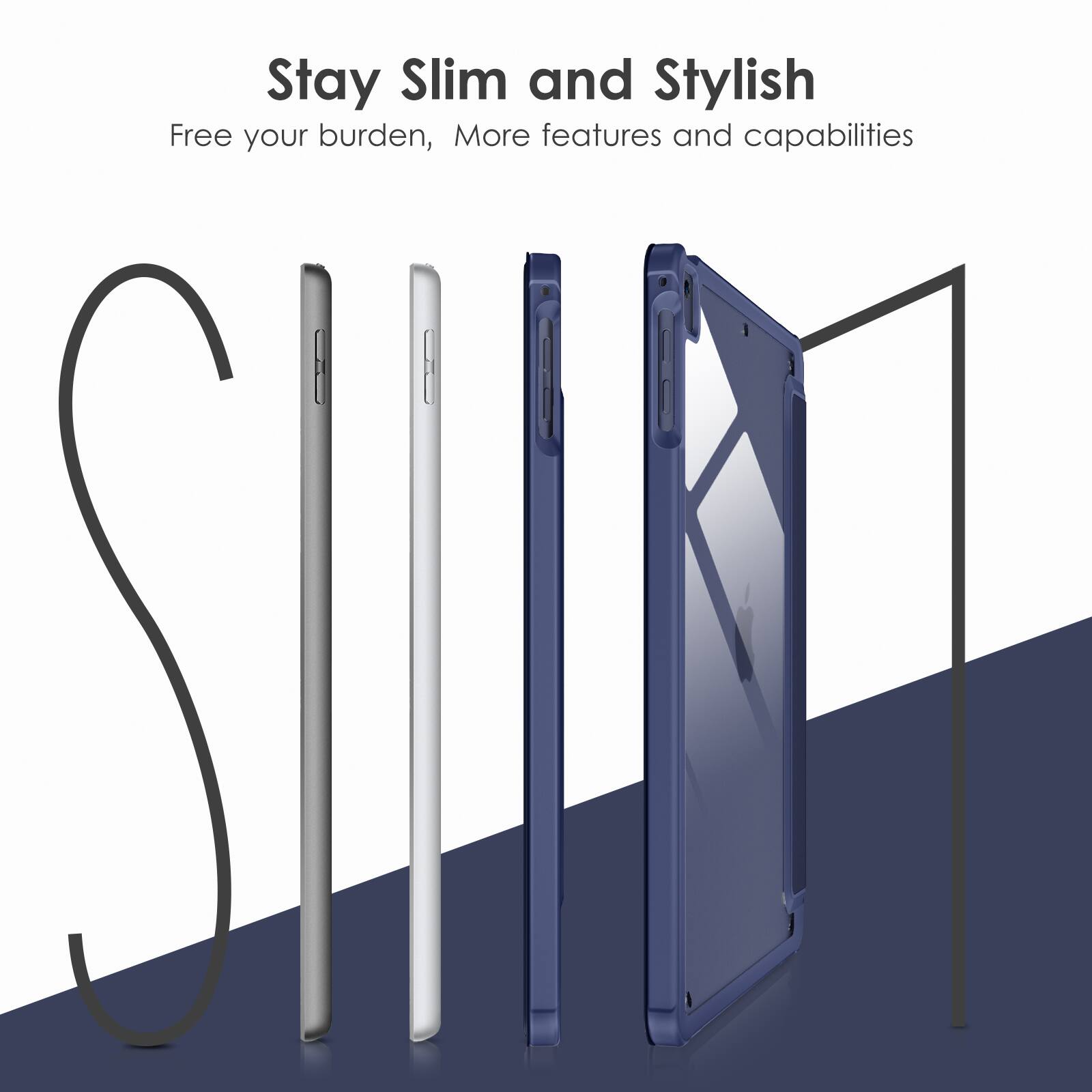 Stay Slim and Stylish  
Free your burden, More features and capabilities