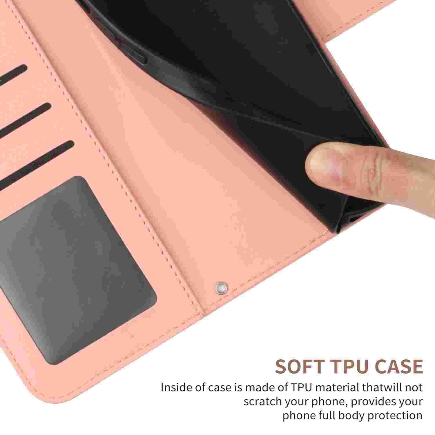SOFT TPU CASE  
Inside of case is made of TPU material that will not scratch your phone, provides your phone full body protection