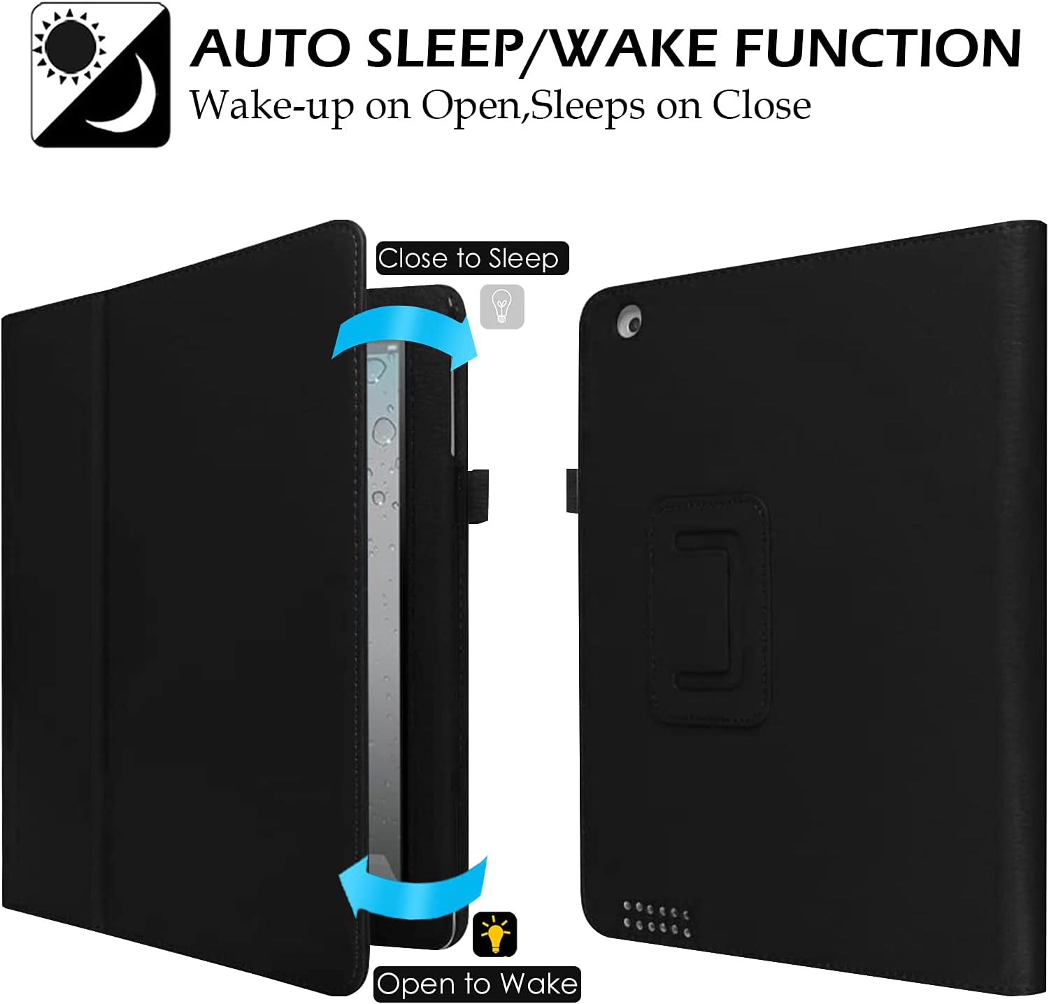 AUTO SLEEP/WAKE FUNCTION  
Wake-up on Open, Sleeps on Close  
Close to Sleep  
Open to Wake