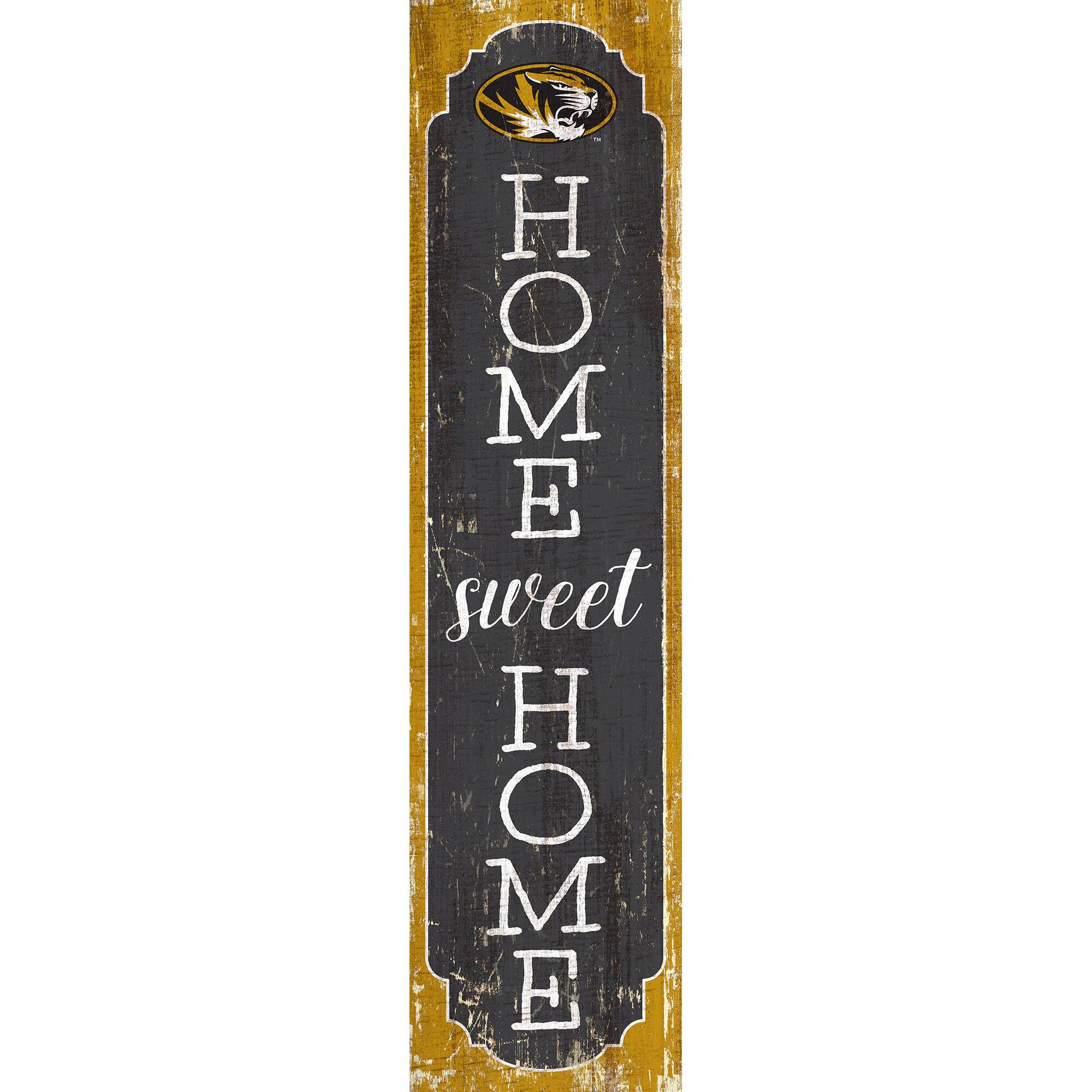 Missouri Tigers 24" Home Sweet Home Leaner Sign