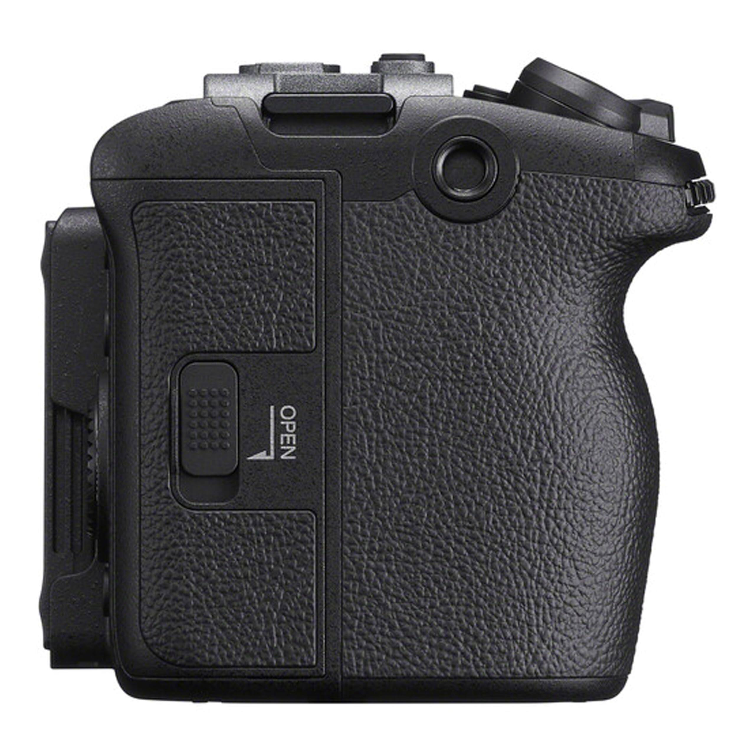 Alt View 3. Sony - Sony FX30 Digital Cinema Camera with 28-70mm Lens, 128GB Extreme Speed Memory,Microphone, 120LED Video Light, Tripod, Fi - Black.