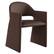 Angle. Modway - Talia Dining Armchair - Chocolate Brown.