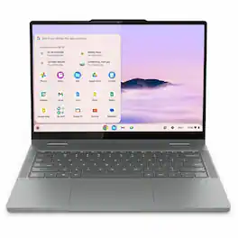 Lenovo - 14IRU10 83LL000GUS 14" Touchscreen Convertible 2 in 1 Chromebook - WUXGA - 60 Hz - Intel Core 7 250U - 16 GB - Luna Gray