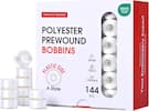 Richword Selected POLYESTER PREWOUND BOBBINS White PLASTIC SIDE 75D/2 130Yard A Style 144 PCS
Made in China
Embroidery Expert
www.richword.com