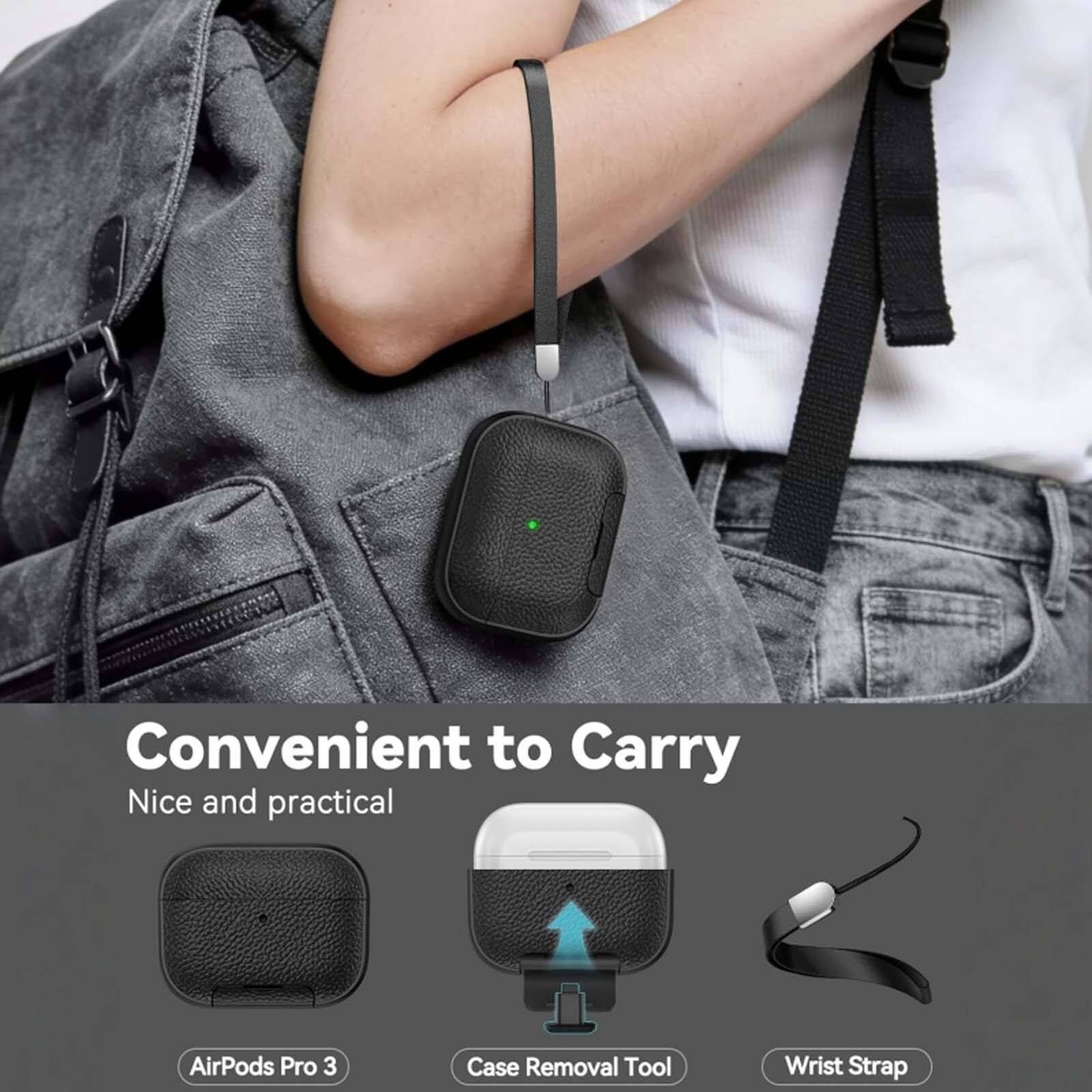 Convenient to Carry  
Nice and practical  

AirPods Pro 3  
Case Removal Tool  
Wrist Strap