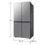 The image shows a refrigerator with a height of 73 inches and a width of 35 7/8 inches.