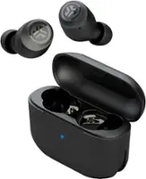 JLab - GO Air Pop True Wireless Earbuds - Black - Front_Zoom